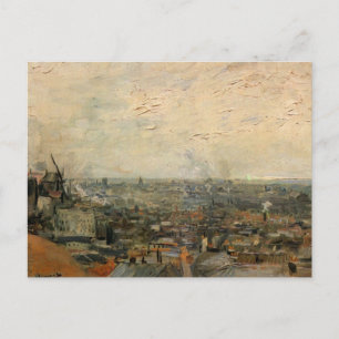 Carte Postale Paris depuis Montmartre par Vincent van Gogh