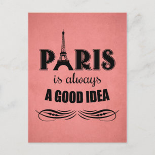 Carte Postale Paris est toujours une bonne idée
