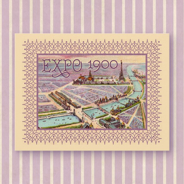 Carte postale Paris Expo 1900 (Créateur téléchargé)