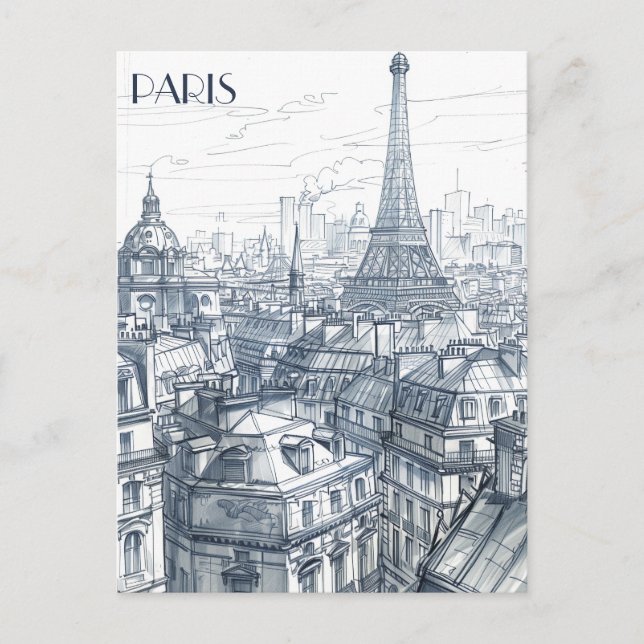 Carte Postale Paris France (Devant)