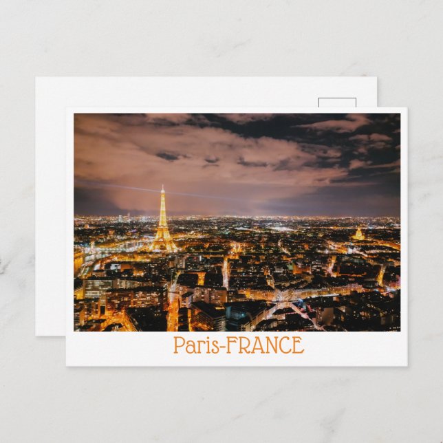 Carte postale Paris-FRANCE (Devant / Derrière)