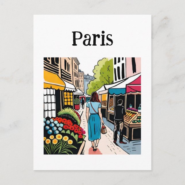 Carte Postale Paris France (Devant)