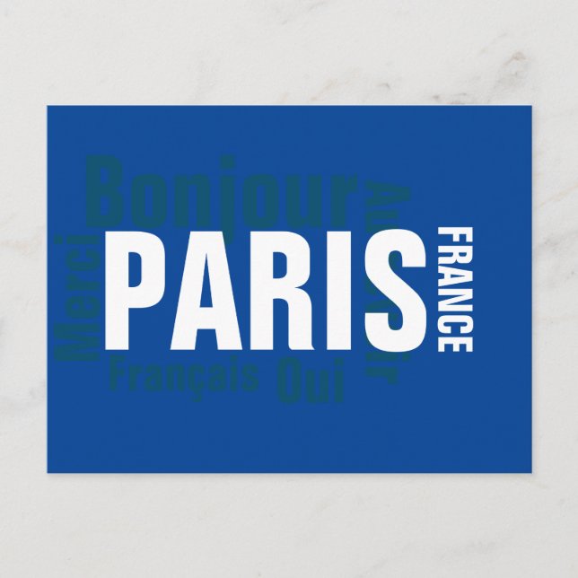 Carte Postale Paris, France (Devant)
