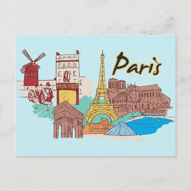 Carte Postale Paris, France Cité célèbre (Devant)