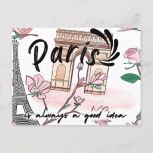 Carte Postale Paris France Est Toujours Une Bonne Idée