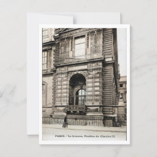 Carte Postale Paris France Le Louvre Charles IX Fenêtre Vintage