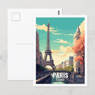 Carte Postale Paris France Les Lieux De Voyage Célèbres