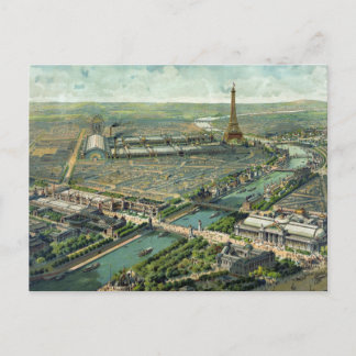 Carte Postale Paris France Scenery 1889
