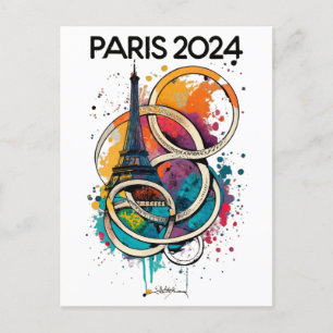 Carte Postale Paris France Tour Eiffel Cadeau
