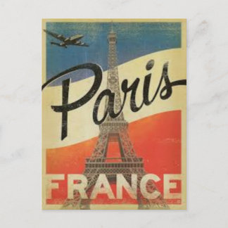 Carte Postale Paris France Vintage
