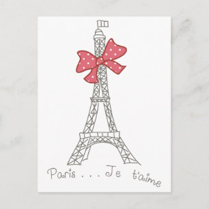 Carte Postale Paris...Je t'aime