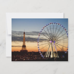 Carte Postale Paris la nuit