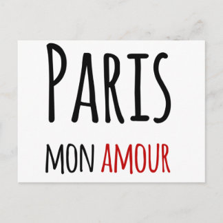 Carte Postale Paris, mon amour