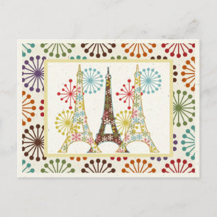 Carte Postale Paris pétillant