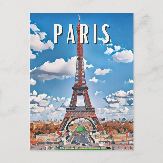 Carte Postale Paris Photo Vintage  (Devant)