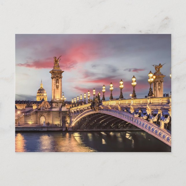 Carte Postale Paris romantique (Devant)