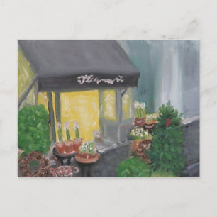 Carte Postale "Paris shopping aux chandelles"
