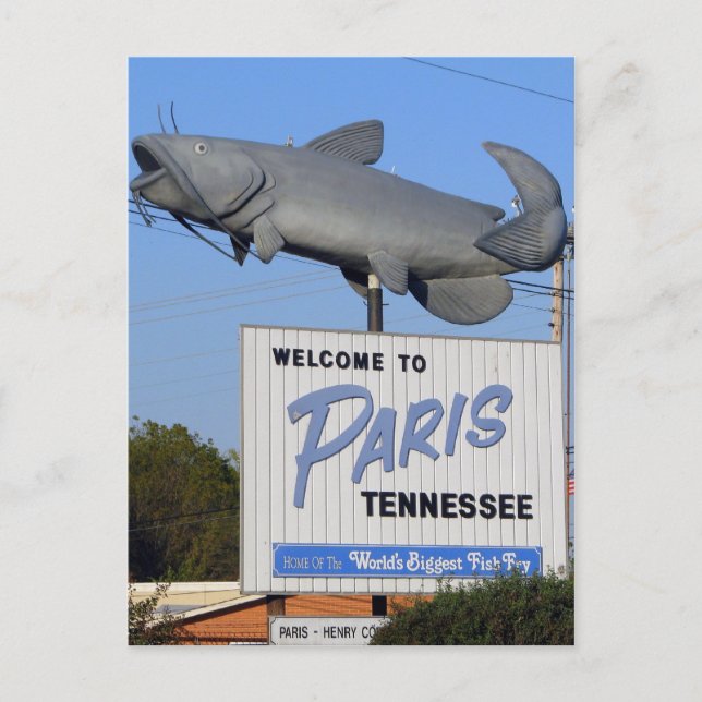 Carte Postale Paris, TN - La plus grande alevine de poisson du m (Devant)