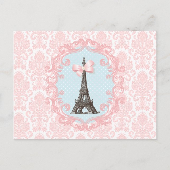 Carte Postale Paris Vintage (Devant)