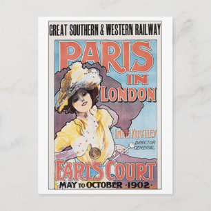 Carte Postale Paris vintage À Londres