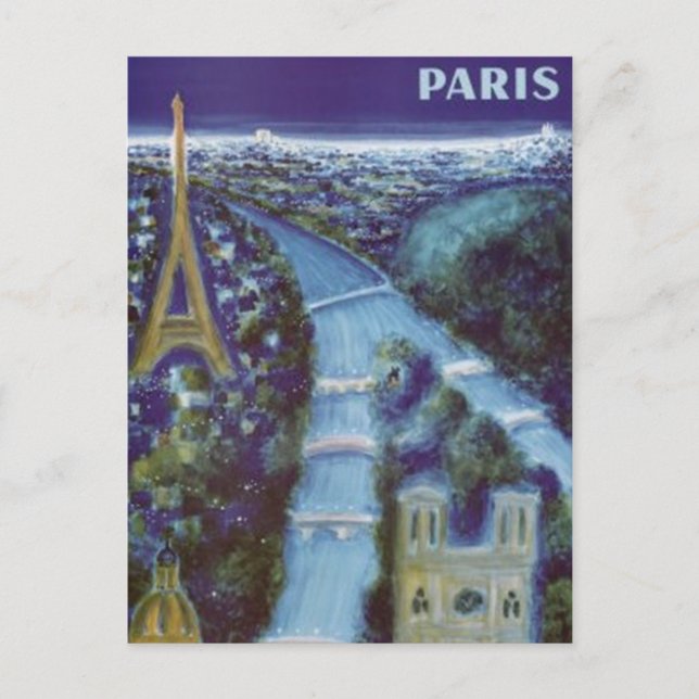 Carte Postale Paris vintage, France - (Devant)