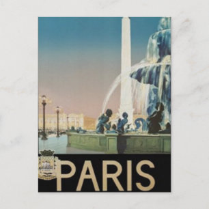 Carte Postale Paris vintage, France -