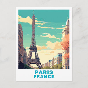 Carte Postale Paris Vintage, France Tour Eiffel