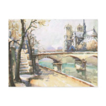 Paris vintage, Notre Dame, La Seine
