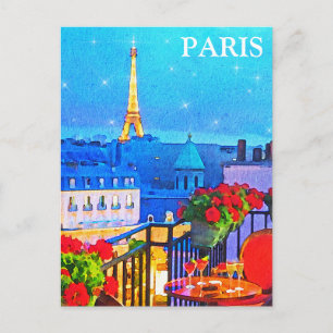 Carte Postale Paris Vintage voyage Tourisme Ajouter