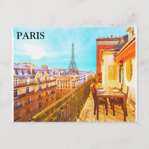 Carte Postale Paris Vintage voyage Tourisme Ajouter