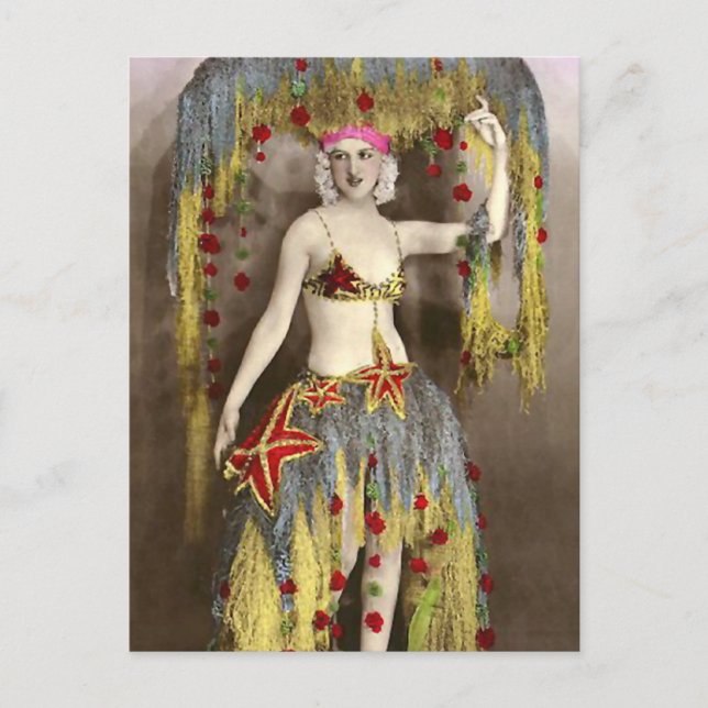 Carte Postale Parisienne Casino Dancer 3 (Devant)