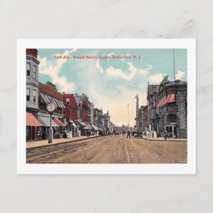 Carte Postale Park Ave., Rutherford, New Jersey 1910 Vintage