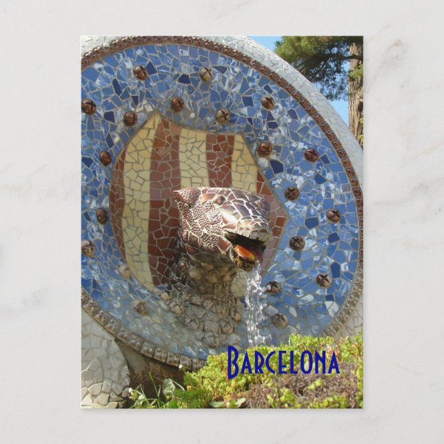 Carte Postale Park Guell (Devant)