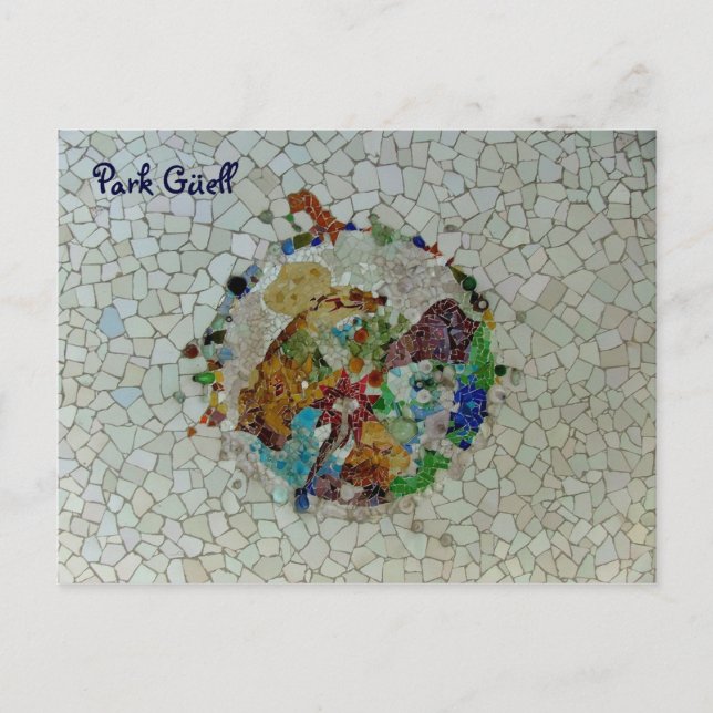 Carte Postale Park Güell (Devant)