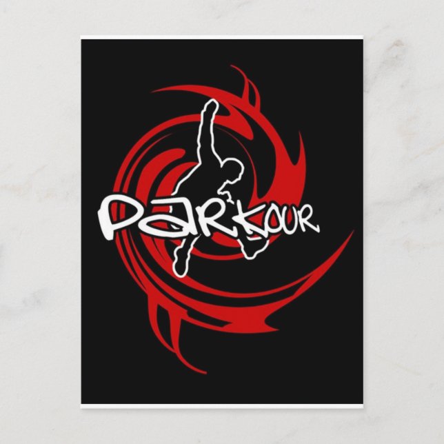 Carte Postale parkour (Devant)