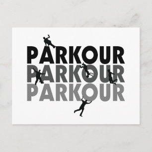 Carte Postale Parkour En Course Libre