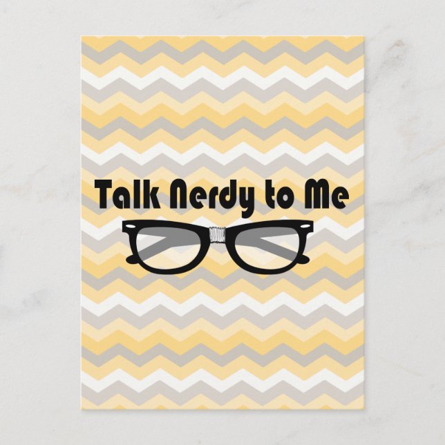 Carte Postale Parle Nerdy (Devant)