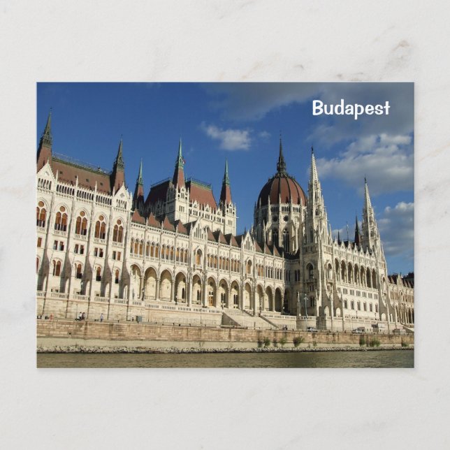 Carte Postale Parlement de Hongrie (Devant)
