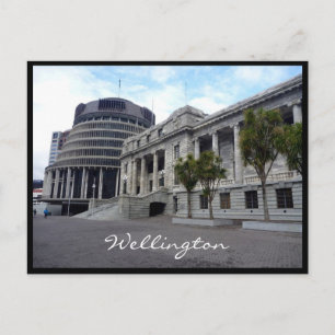 Carte Postale parlement de wellington nz