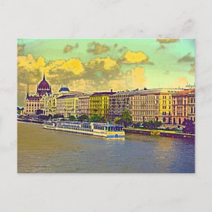Carte Postale Parlement hongrois