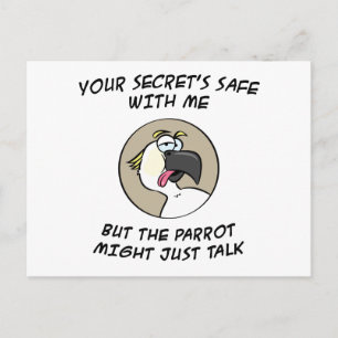 Carte Postale Parler de perroquet de Cockatoo