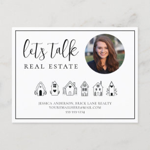 Carte Postale Parlons Immobilier Photo Coordonnées Immo