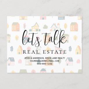 Carte Postale Parlons marketing promotionnel immobilier