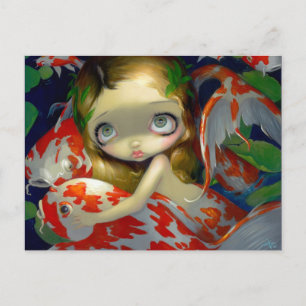 Carte postale "Parmi les Koi"