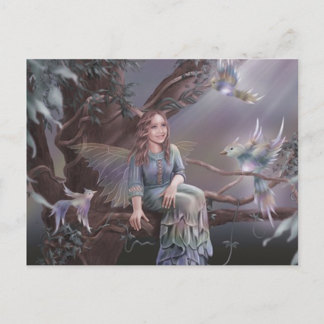 Carte Postale Parmi les vignes (Devant)