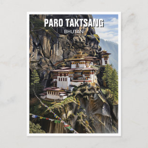 Carte Postale Paro Taktsang Bhutan Travel