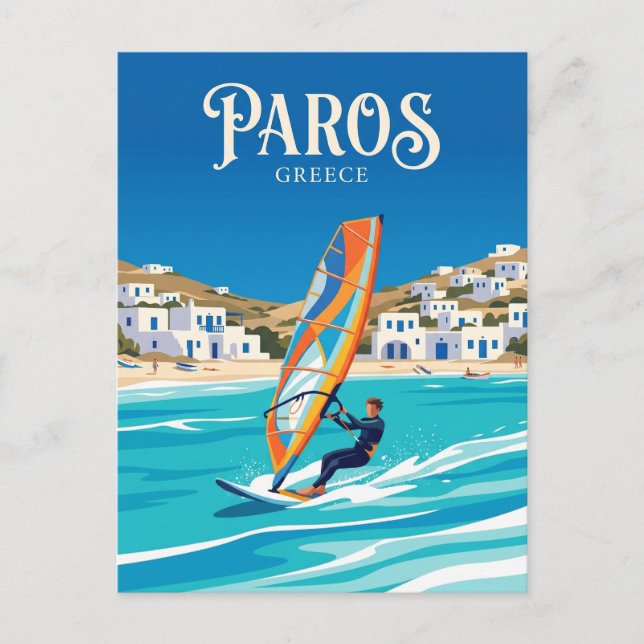 Carte Postale Paros Grèce (Devant)
