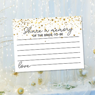 Carte Postale partager un jeu de mémoire douche nuptiale