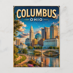 Carte Postale Partagez vos souvenirs de voyage à Columbus dans l