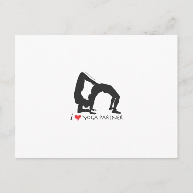 Carte Postale Partenaire de yoga (Devant)